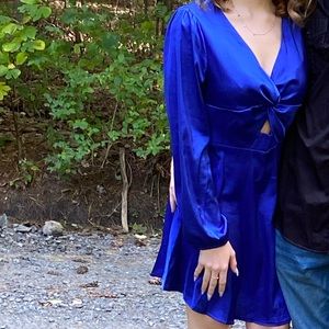 Royal blue prom dress!